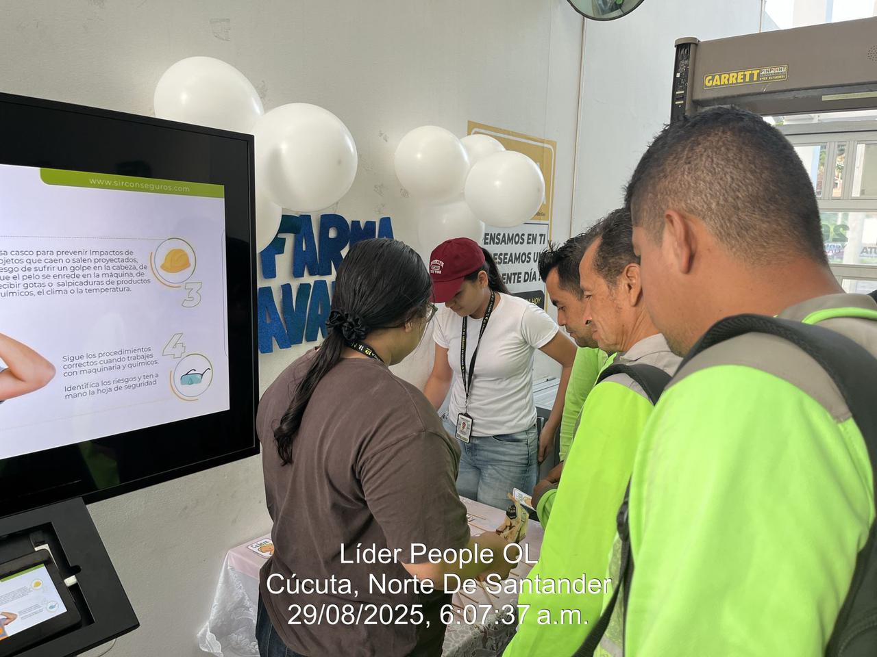 Evidencia de capacitación